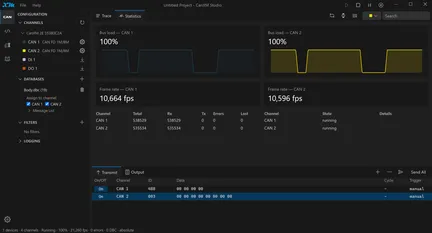 Signal and bus statistics